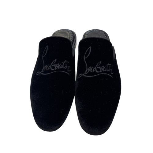 Christian Louboutin Coolito Donna Velvet Slippers