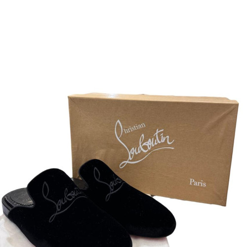 Christian Louboutin Coolito Donna Velvet Slippers