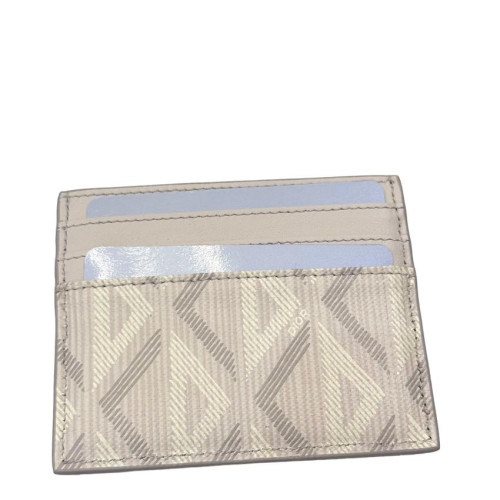 Dior Diamond Canvas Card Holder