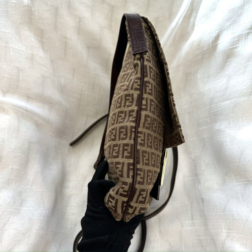 Fendi Zucchino Vitello Tube Messenger Bag