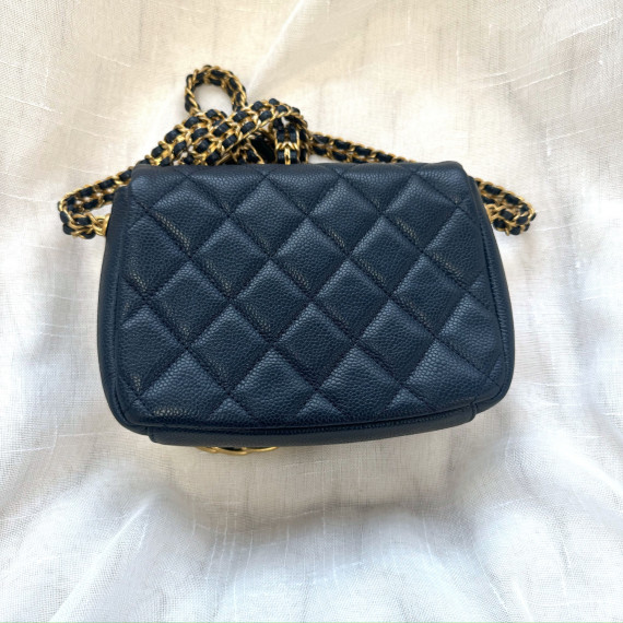 Chanel Coin Strap Flap 18cm