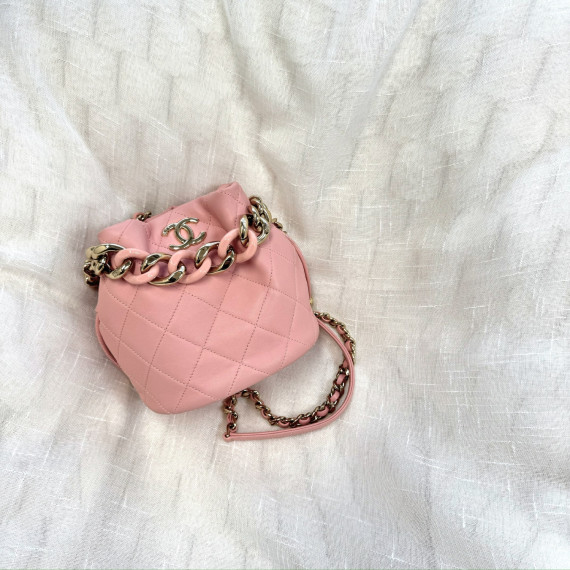 Chanel Drawstring Bucket