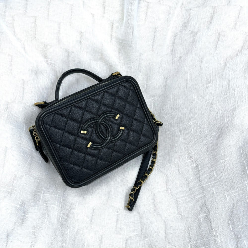 Chanel Filigree Vanity Case