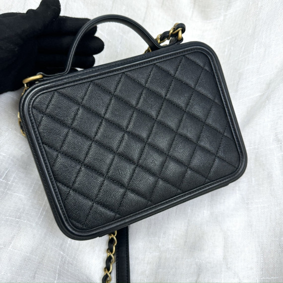 Chanel Filigree Vanity Case