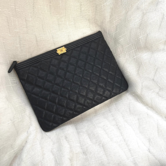 Chanel Boy Clutch