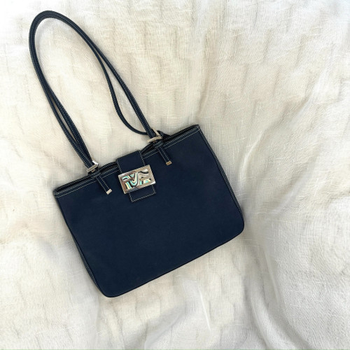 Fendi Canvas Shoulder Tote