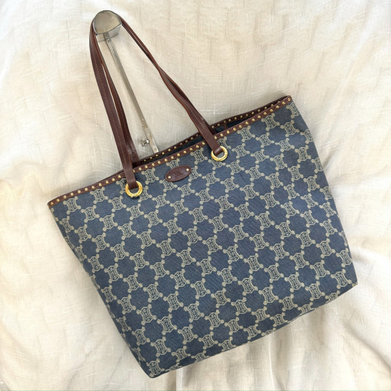 Celine Vintage Tote Canvas