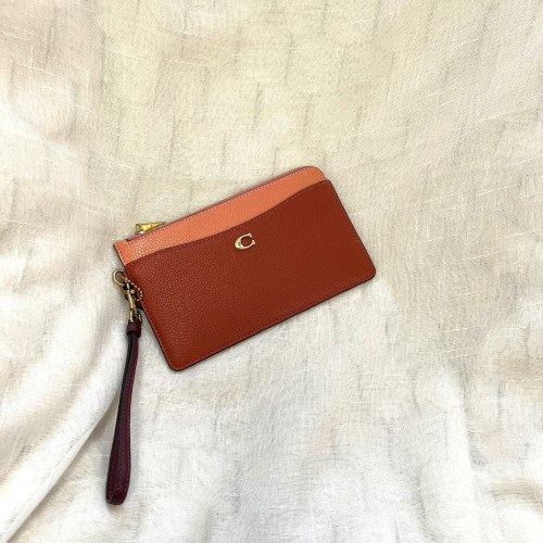 Coach L Zip Wristlet