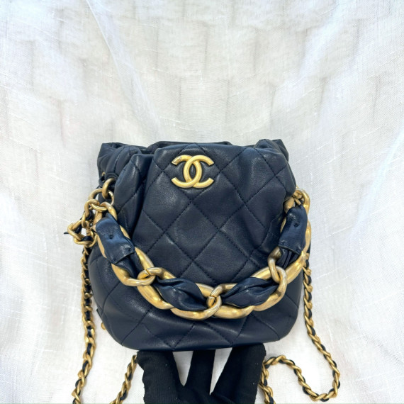 Chanel Drawstring Bucket