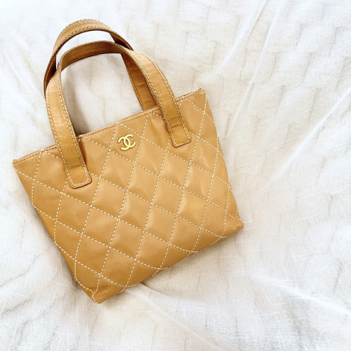 Chanel Wild Stitch Tote Vintage