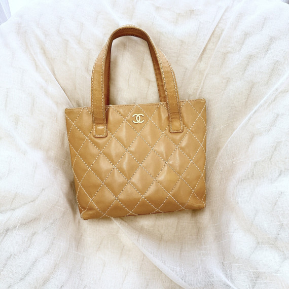 Chanel Wild Stitch Tote Vintage