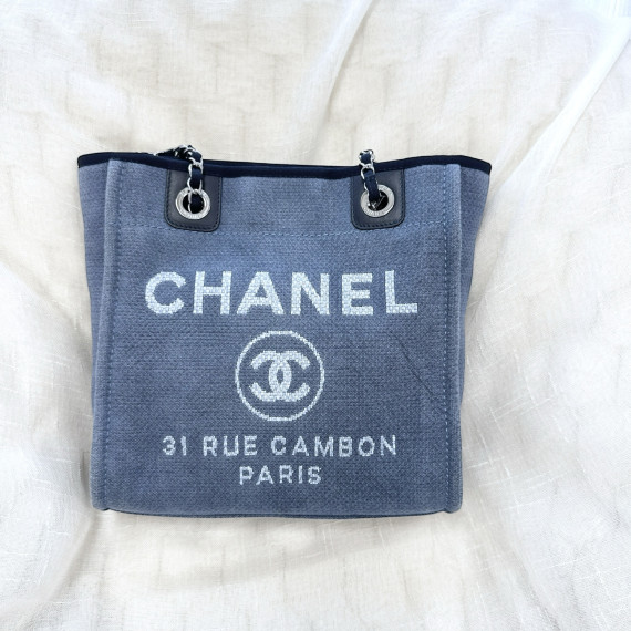 Chanel Deauville Tote Denim