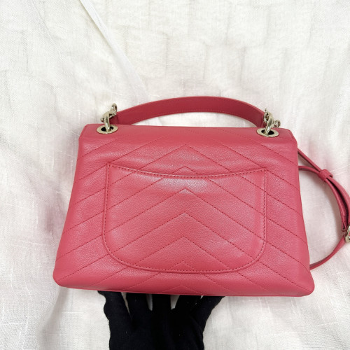 Chanel handle flap bag