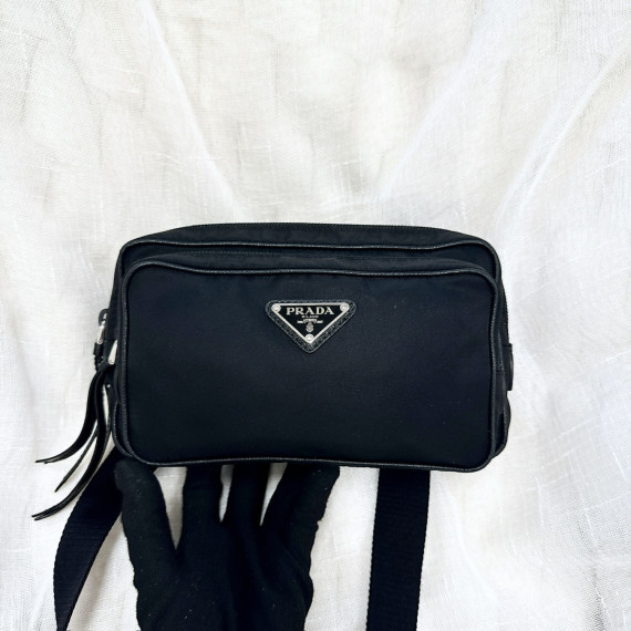 Prada Front Pocket Nylon Camera Bag