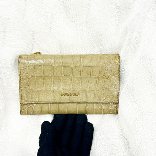 miu miu Trifold Long Wallet