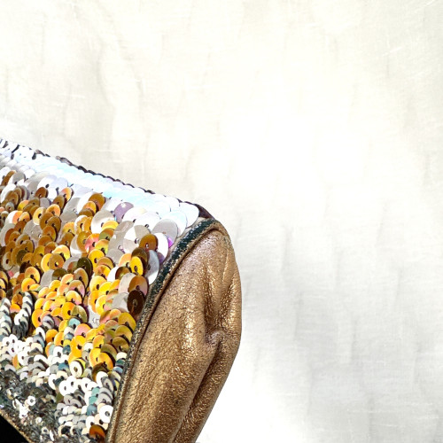 miu miu Sequin Wristlet Pouch