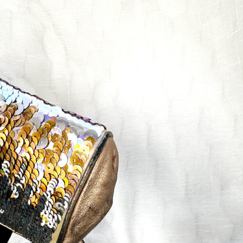 miu miu Sequin Wristlet Pouch