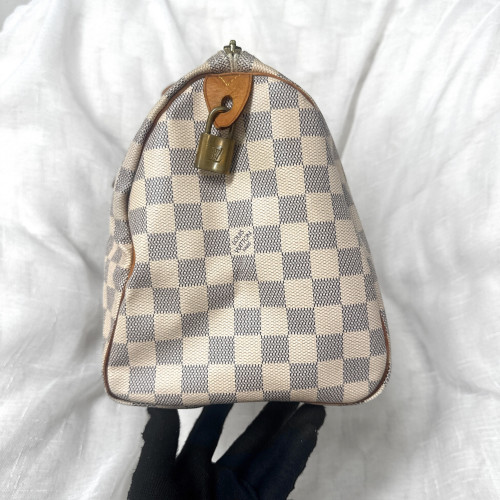 LV Speedy 30 Damier Azur