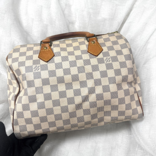 LV Speedy 30 Damier Azur