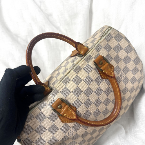 LV Speedy 30 Damier Azur