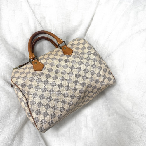 LV Speedy 30 Damier Azur