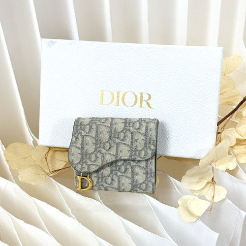 Dior Saddle Trifold Wallet