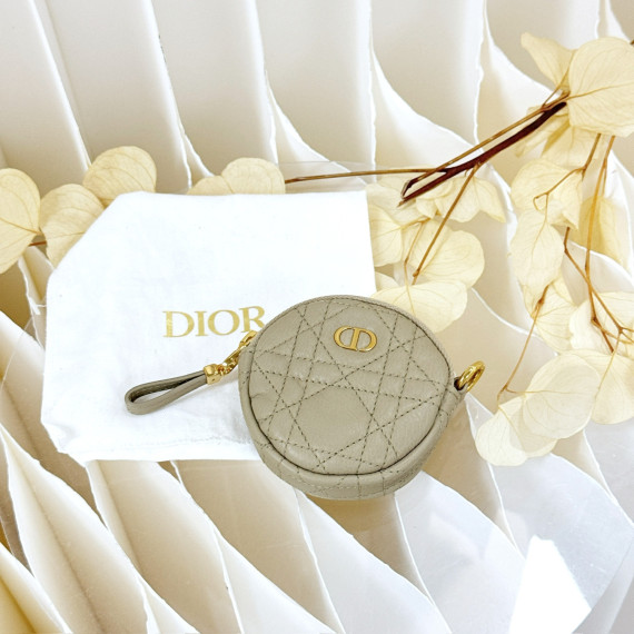 Dior Caro Mini Round Pouch