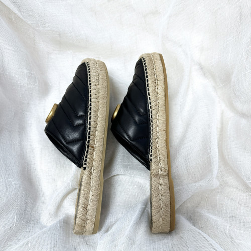 Gucci Marmont Espadrille Slippers