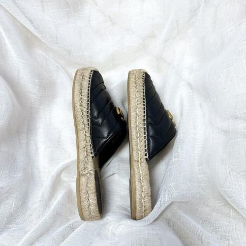 Gucci Marmont Espadrille Slippers