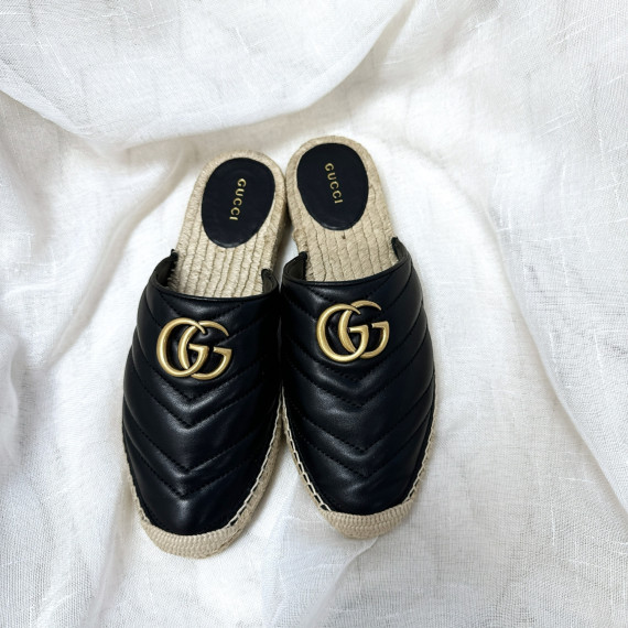 Gucci Marmont Espadrille Slippers